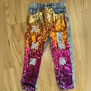 Lola + The Boys Sequin Kids pants.